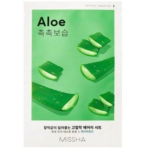 Маска для обличчя з екстрактом алое Missha Airy Fit Aloe Sheet Mask M007692 фото