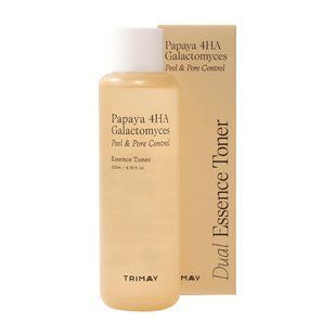 Тонер-есенція з ензимами Trimay Papaya 4HA Galactomyces Peel & Pore Control Toner M237501 фото