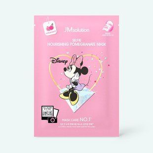 Укрепляющая тканевая маска с экстрактом граната JMsolution Disney Selfie Nourishing Pomegranate Mask M237631 фото