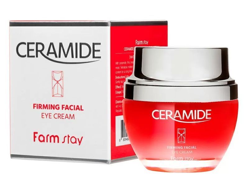 Крем для пружності шкіри навколо очей із керамідами FarmStay Ceramide Firming Facial Eye Cream BC-00000998 фото