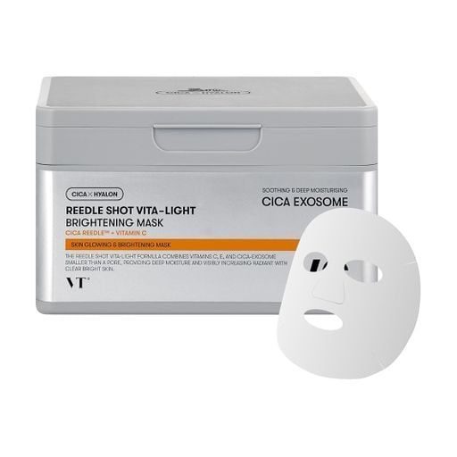 Набір тканинних масок зі спікулами та вітамінним комплексом VT Cosmetics Reedle Shot Vita-Light Brightening Mask M239409 фото
