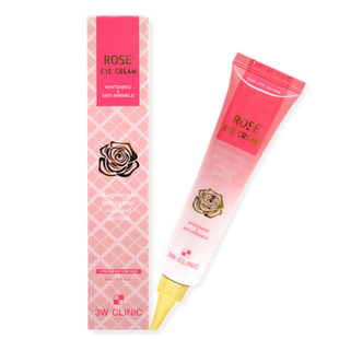 Крем для век с экстрактом розы и розовой водой 3W CLINIC Rose Eye Cream 2335 фото