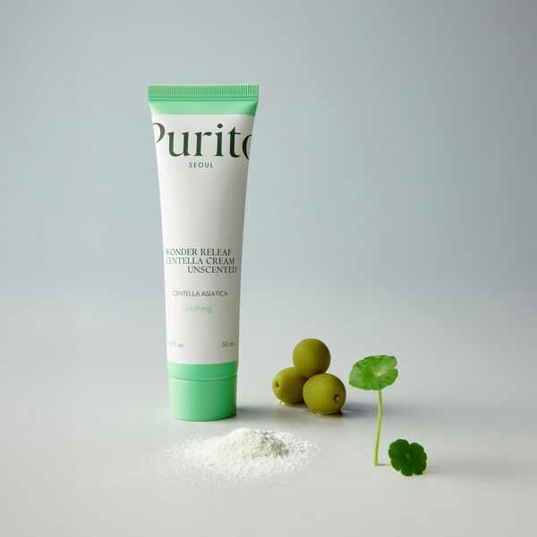 Крем с центеллой для чувствительной кожи Purito Seoul Wonder Releaf Centella Cream Unscented BC-00001734 фото