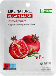 Маска для лица с гранатом Eyenlip Like Nature Vegan Mask Pack Pomegranate M237263 фото
