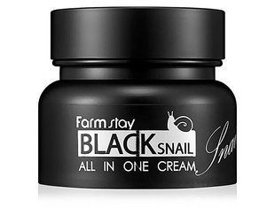 Многофункциональный крем для лица с муцином черной улитки FarmStay Black Snail All In One Cream BC-00001113 фото