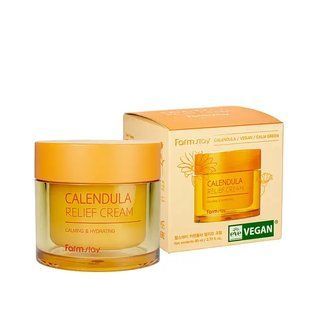 Крем для лица с календулой FARMSTAY CALENDULA RELIEF CREAM M237363 фото