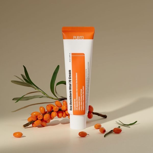 Крем вітамінний з обліпихою і мандаринами Purito Sea Buckthorn Vital 70 Cream M239193 фото