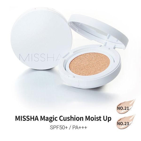 Тональный крем-кушон увлажняющий Missha Magic Cushion Moist Up SPF50 +/PA +++ LTN0458 фото