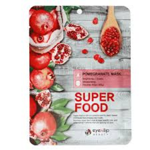 Питательная тонизирующая маска на основе экстракта граната EYENLIP Super Food Pomergranate Mask ENL045 фото