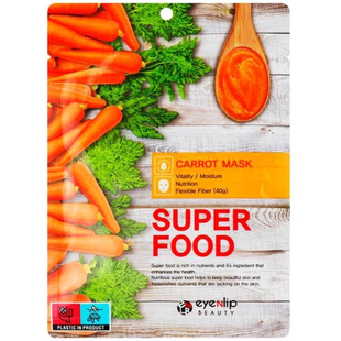 Укрепляющая антиоксидантная маска с экстрактом моркови EYENLIP Super Food Carrot Mask ENL046 фото