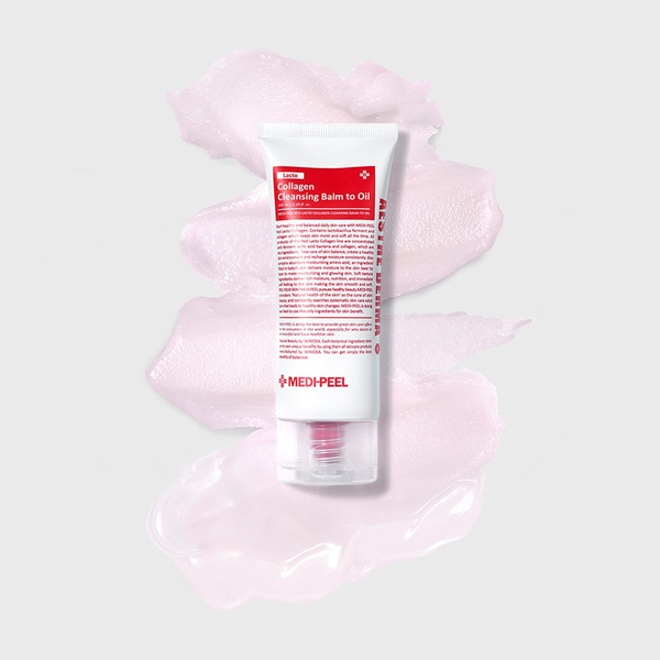 Гідрофільний бальзам для обличчя із пробіотиками та колагеном Medipeel Red Lacto Collagen Cleansing Balm to Oil 4461 фото