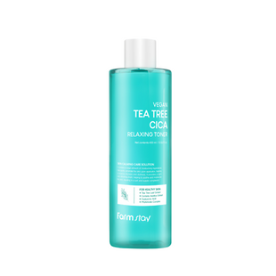 Успокаивающий тоник с маслом чайного дерева FarmStay Vegan Tea Tree Cica Relaxing Toner M237317 фото