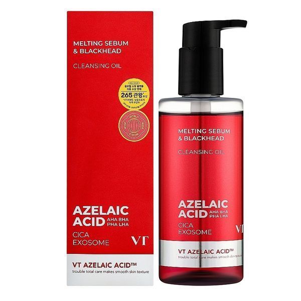 Очищувальна олія з азелаїновою кислотою та CICA-комплексом VT Cosmetics Az Care Cleansing Oil M239619 фото