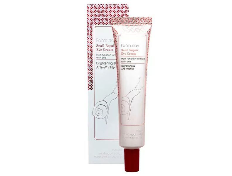 Восстанавливающий крем для кожи вокруг глаз с муцином улитки FarmStay Snail Repair Eye Cream BC-00000150 фото