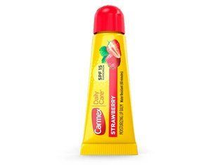 Бальзам для губ Клубника Carmex Daily Care Moisturizing Lip Balm Strawberry Tube SPF 15 BC-00000243 фото