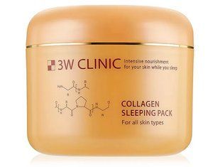 Укрепляющая ночная маска для лица с коллагеном 3W Clinic Collagen Sleeping Pack BC-00001175 фото