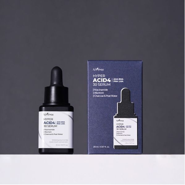Сыворотка-пилинг смывающаяся на основе кислотами Isntree Hyper Acid4 AHA BHA PHA LHA 30 Serum M238951 фото