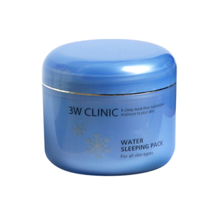 Увлажняющая ночная маска с гиалуроновой кислотой и розовой водой 3W CLINIC Water Sleeping Pack 101 фото