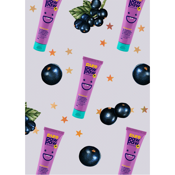 Органический бальзам для губ с ароматом черной смородины PURE PAW Paw Blackcurrant 4075 фото