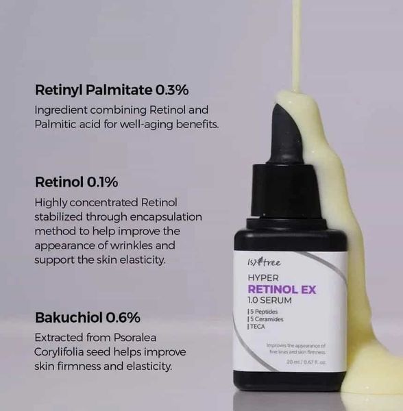 Сыворотка антивозрастная с ретинолом Isntree Hyper Retinol EX 1.0 Serum M238953 фото