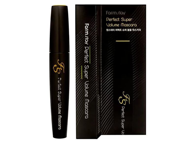 Туш для вій з ефектом супер об'єму та фіксації FarmStay Perfect Super Volume Mascara BC-00002039 фото