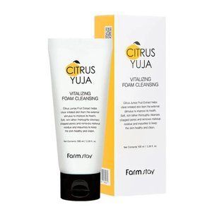 Пенка для умывания FARMSTAY CITRUS YUJA VITALIZING FOAM CLEANSER M237324 фото
