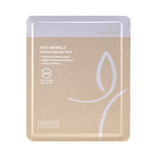 Гидрогелевая маска для лица с пуллуланом BeauuGreen Anti-Wrinkle Pullulan Hydrogel Mask M237554 фото