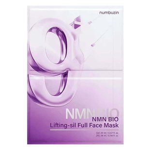 Ліфтинг маска для обличчя Numbuzin No.9 NAD Bio Lifting Full Cover Facial Mask M239575 фото