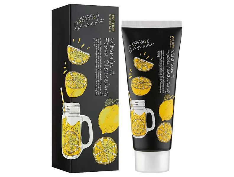 Очищающая пенка для лица с витамином С 3W Clinic Vitamin C Foam Cleansing BC-00001178 фото