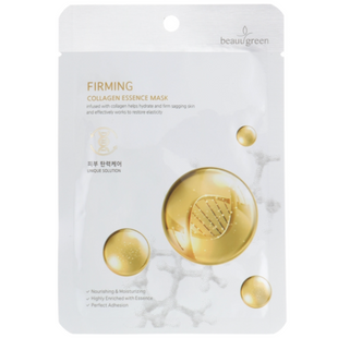 Тканевая маска для лица на основе морского коллагена BeauuGreen Firming Collagen Essence Mask M237557 фото