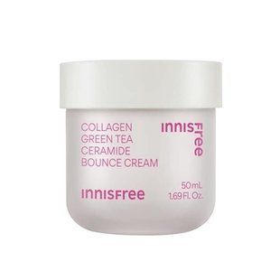 Восстанавливающий крем с коллагеном Innisfree Collagen Tea Ceramide Bounce Cream M237607 фото