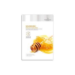 Тканевая маска для лица с маточным молочком BeauuGreen  Nourishing Royal Jelly Essence Mask M237558 фото