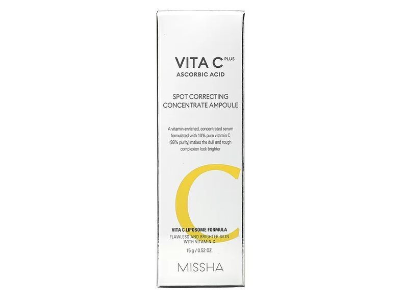 Концентрированная сыворотка для лица с витамином C Missha Vita C Plus Spot Correcting Concentrate Ampoule BC-00001671 фото