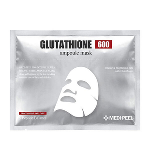 Осветляющая ампульная маска для лица с глутатионом Medipeel Bio Intense Glutathione White Ampoule Mask 4243 фото