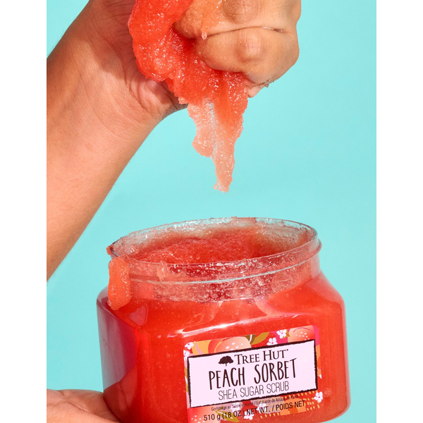 Скраб для тіла "Персиковий сорбет" TREE HUT Peach Sorbet Sugar Scrub 4576 фото