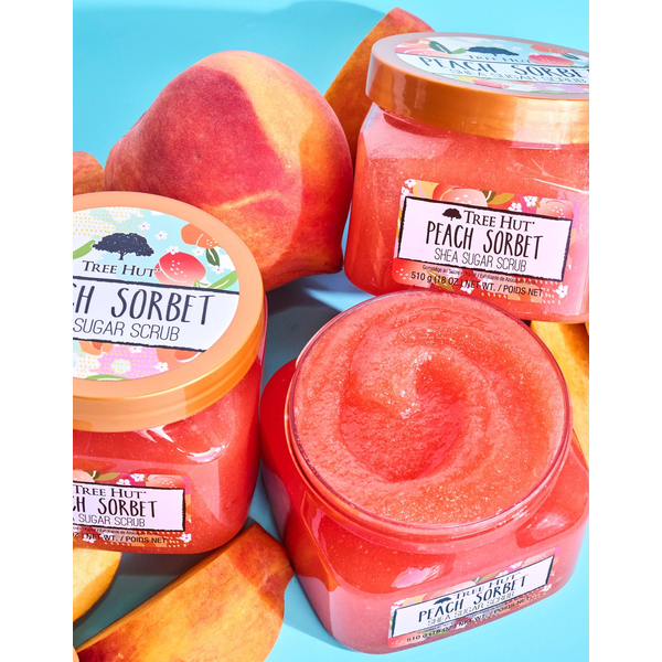 Скраб для тіла "Персиковий сорбет" TREE HUT Peach Sorbet Sugar Scrub 4576 фото