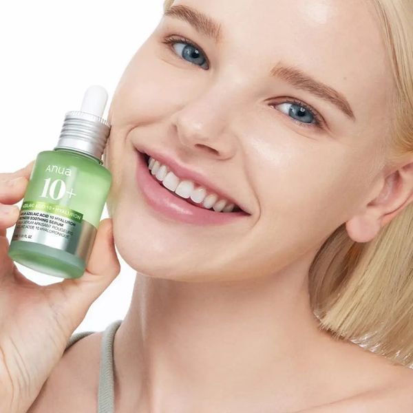 Заспокійлива сироватка з азелаїновою кислотою Anua Azelaic Acid 10 Hyaluron Redness Soothing Serum M239378 фото