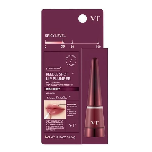 Увлажняющий и объемный блеск для губ VT Cosmetics Reedle Shot Lip Plumber Roseberry M239630 фото