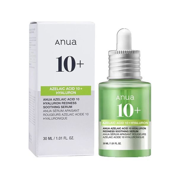 Заспокійлива сироватка з азелаїновою кислотою Anua Azelaic Acid 10 Hyaluron Redness Soothing Serum M239378 фото