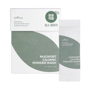 Энзимная пудра с полынью для проблемной кожи ISNTREE MUGWORT CALMING POWDER WASH 4825 фото