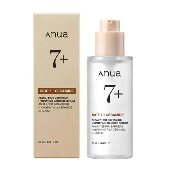 Керамідна сироватка для зміцнення шкірного бар&rsquo;єру Anua 7 Rice Ceramide Hydrating Barrier Serum ANU029 фото