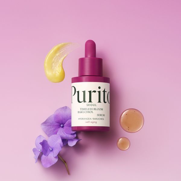 Омолоджувальна сироватка з бакучилолом Purito Seoul Bakuchiol Timeless Bloom Revitalizing Serum 4700 фото