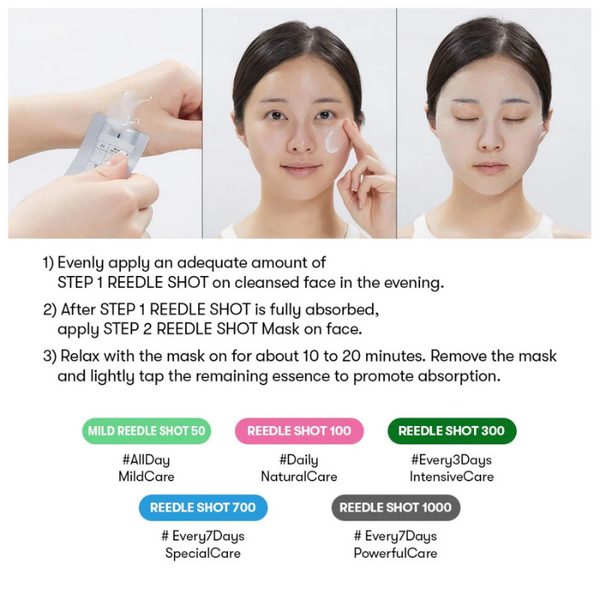 Двухэтапная укрепляющая маска для лица со спикулами VT Cosmetics Hydrop Reedle Shot 300 2 Step Mask M007421 фото