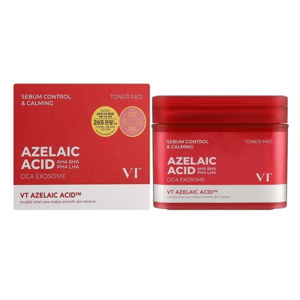 Тонер-пэды с азелаиновой кислотой VT Cosmetics Azelaic Acid Toner Pad M239631 фото
