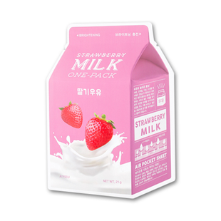 Тканевая маска "Клубника" A'PIEU Strawberry Milk One Pack 219 фото
