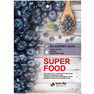 Антиоксидантная маска для лица EYENLIP SUPER FOOD BLUEBERRY MASK 4923 фото