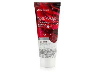 Пенка для умывания Розовая Вода 3W Clinic Rose Water Cleansing Foam  BC-00000371 фото