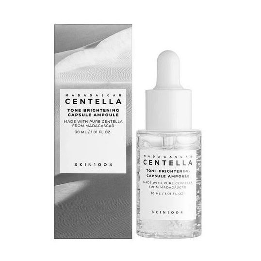 Освітлююча ампула з екстрактом центелли та ніацинамідом SKIN1004 Madagascar Centella Tone Brightening Capsule Ampoule M007623 фото