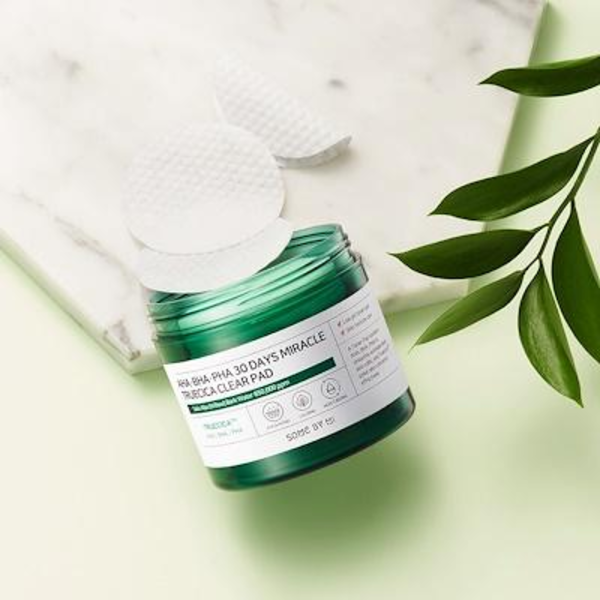 Очищающие диски с кислотами SOME BY MI AHA BHA PHA 30 Days Miracle Truecica Clear Pad 3007 фото