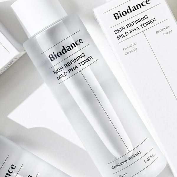 Зміцнювальний тонер з PHA-кислотою Biodance Skin Refining Mild PHA Toner M237562 фото